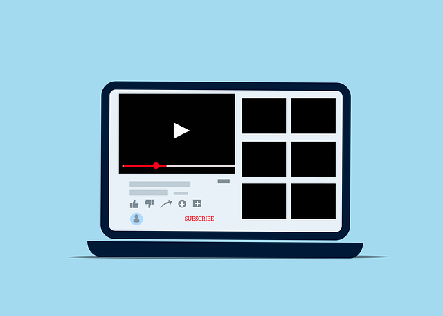 Free social media youtube video vector