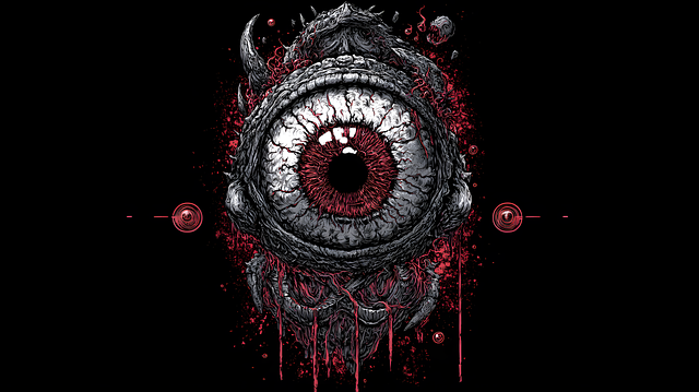 Free ai generated eye red illustration