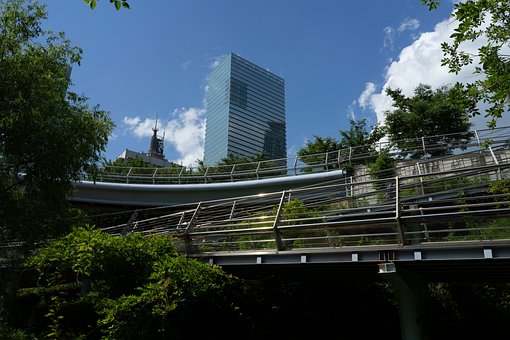 Sommer, Natur, Himmel, Wald, Straße