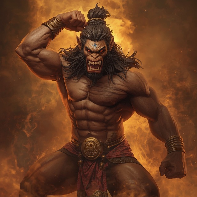 Ai Generiert, Hanuman, Ramayana