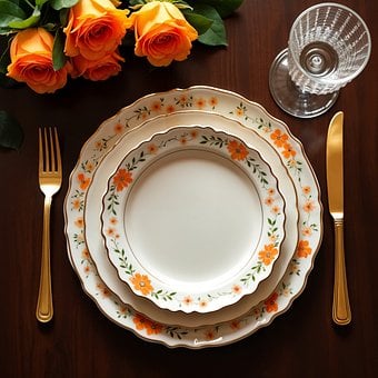 Free Table Decoration Plate illustration and picture
