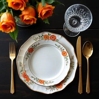 Free Table Decoration Plate illustration and picture