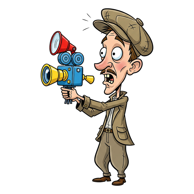 Free ai generated producer movie illustration