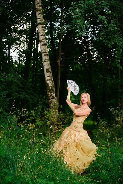 Free Woman Ball Gown photo and picture