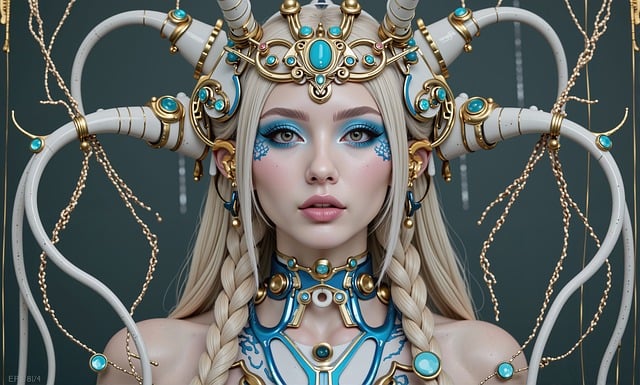 Ai Generado, Mujer, Fantasía, Retrato
