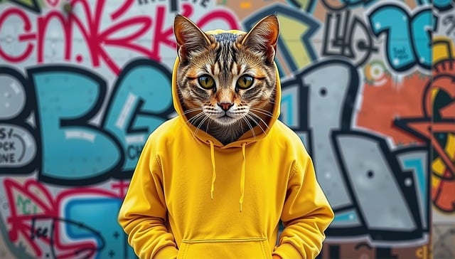 Free ai generated confident cool illustration