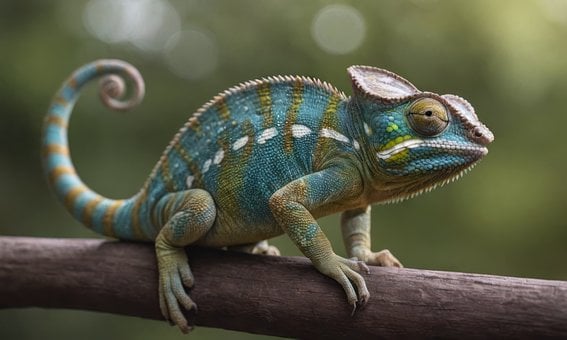Kameleon, Reptil, Dyr, Natur, Øgle