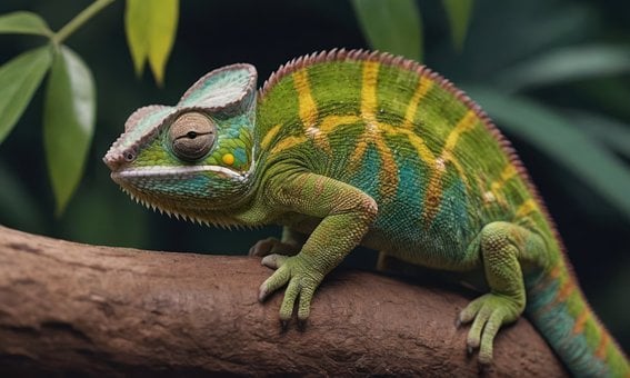 Kameleon, Reptil, Dyr, Natur, Øgle