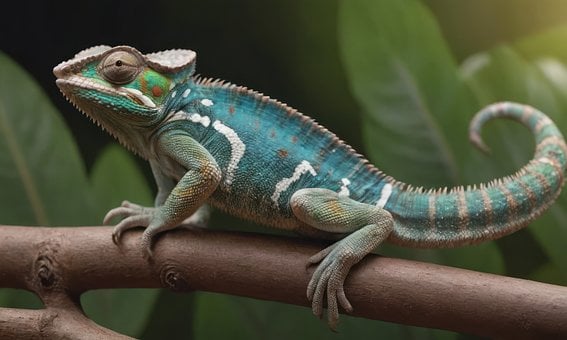 Kameleon, Reptil, Dyr, Natur, Øgle