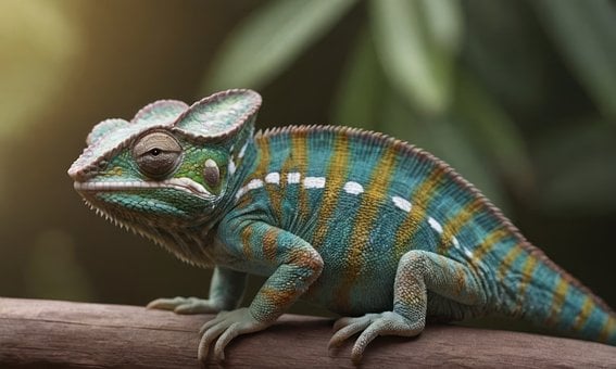 Kameleon, Reptil, Dyr, Natur, Øgle
