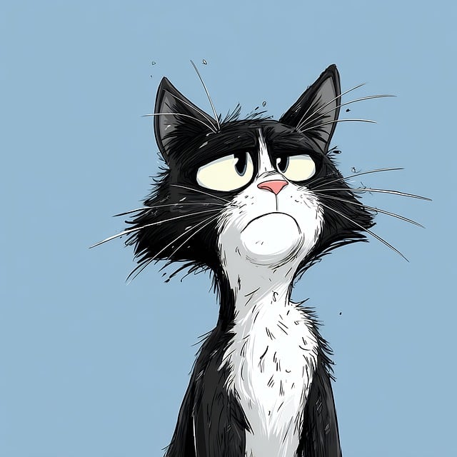 Free ai generated cat animal illustration