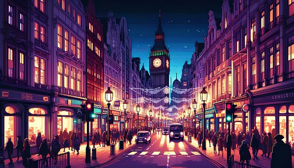 Free City London illustration and picture