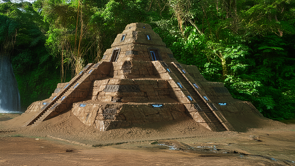 Photoshop, Maxon, Vfx, Pyramide