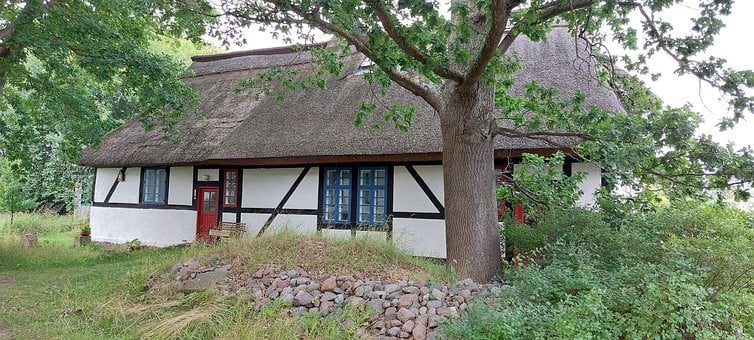 Gebäude, Haus, Historisch, Strohdach