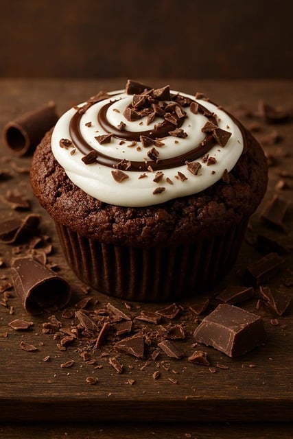 Free ai generated cupcake muffin illustration