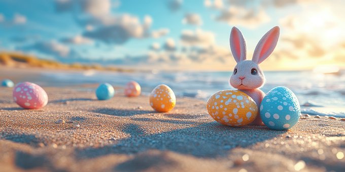Free Animal Beachscape illustration and picture