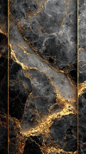 Free abstract design gold marble visual art illustration