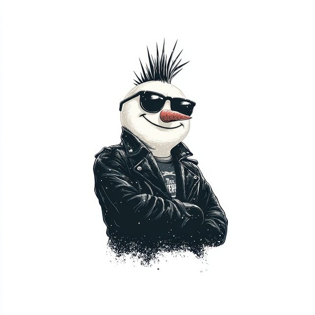 Free edgy look unique animated illustration