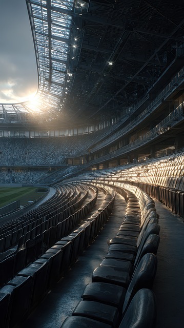 Free Stadium Sunset illustration and picture