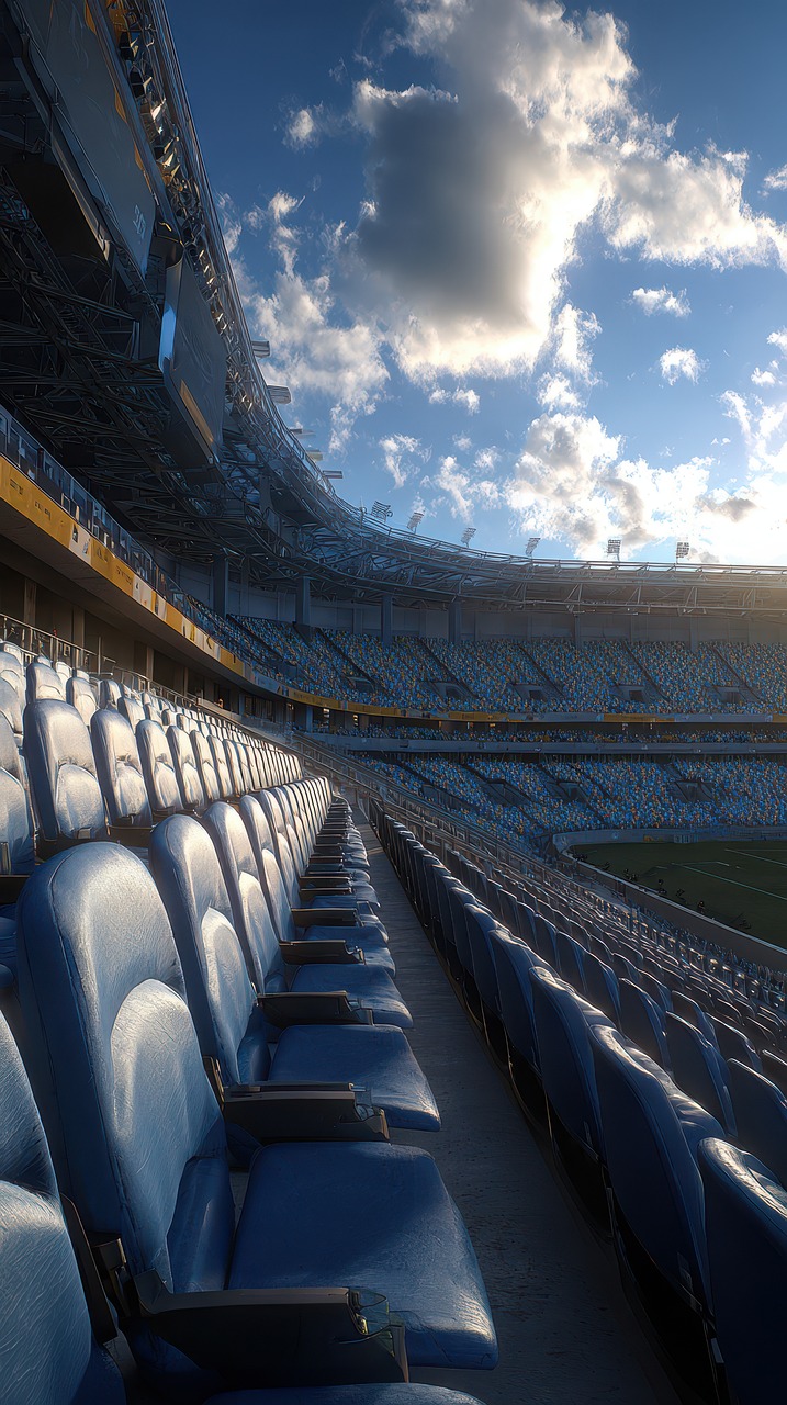 Download free HD stock image of Stadium Seating Free stadium seating sunset illustration