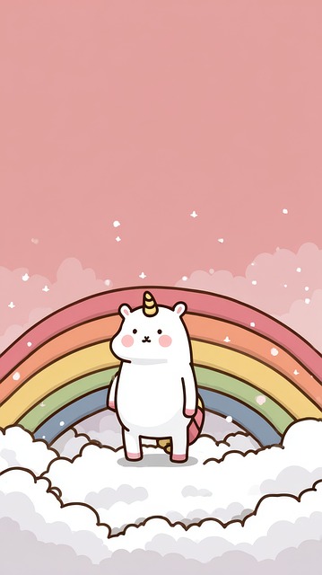 Free Unicorn Character illustration and picture