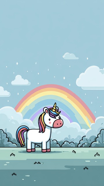 Free Unicorn Rainbow illustration and picture