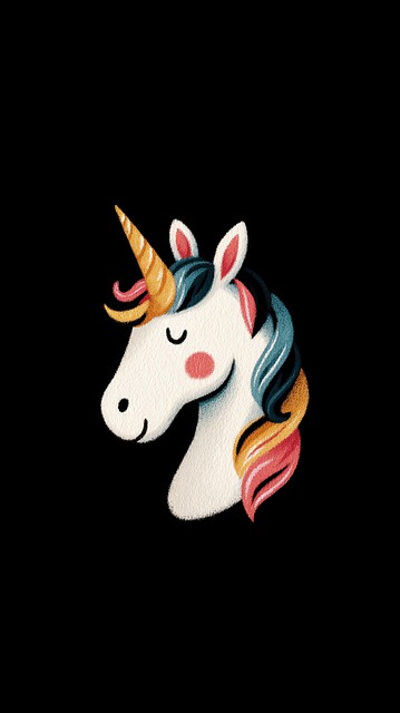 Free Unicorn Colorful illustration and picture