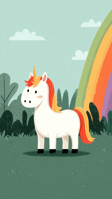 Free Unicorn Rainbow illustration and picture