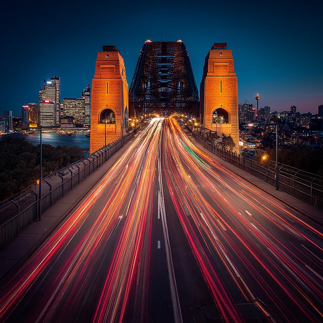 Free sydney harbor bridge illustration
