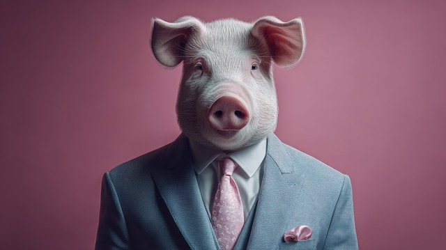 Free Pig Suit illustration and picture