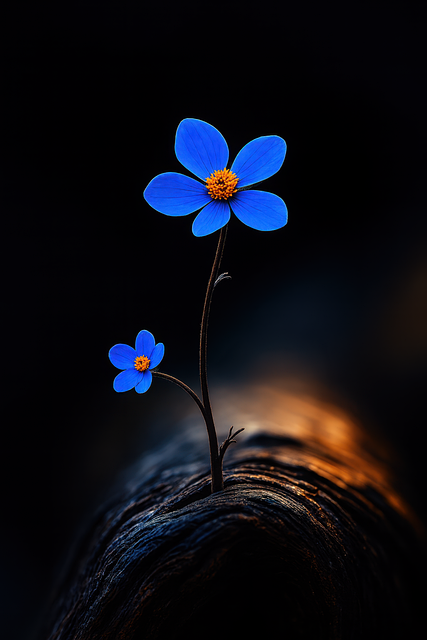 Blaue Blumen, Kleine Blüten