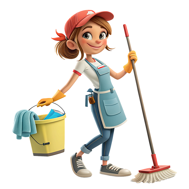 Free Ai Generated Cleaning Woman illustration and picture