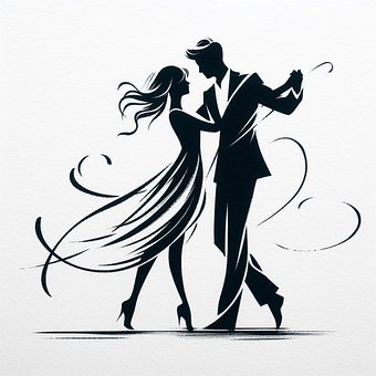 Pareja, Divertido, Amigos, Fiesta