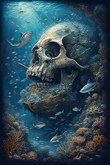 Mare, Ocean, Adânc, Sub, Abis, Craniu