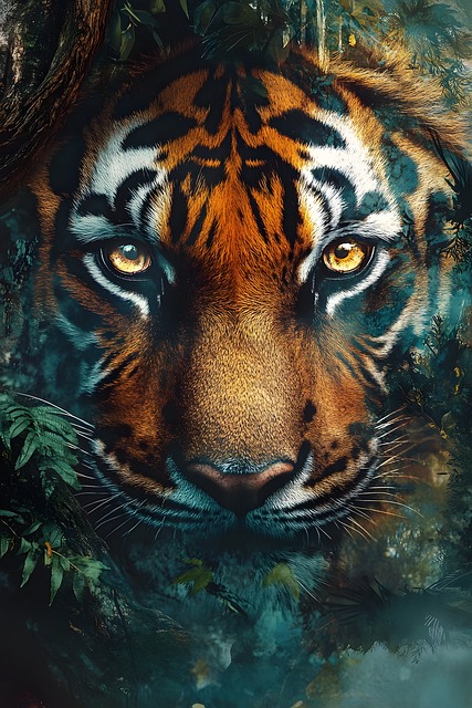 Surrealistisch, Tijger, Kijk