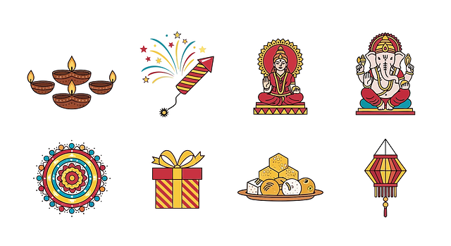 Free diwali festival hindu vector
