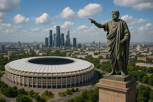 Free Statue Stadium illustration and picture