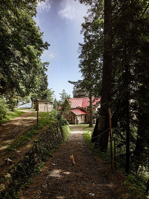 Bergstation, Hügel, Grünen Berg