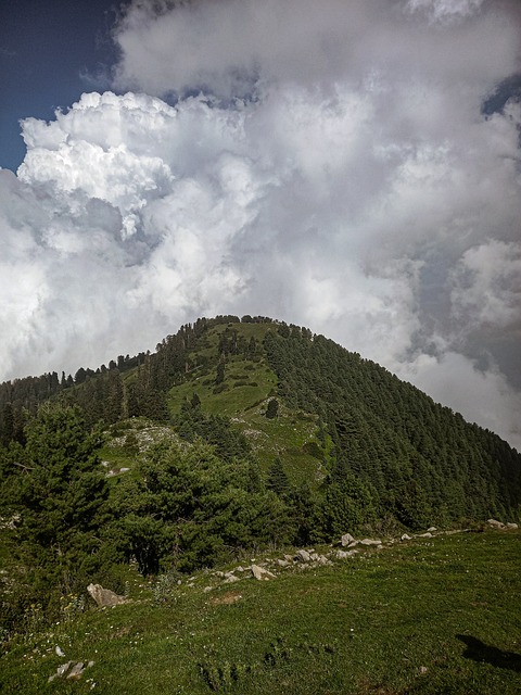 Berge, Hügel, Blauer Himmel, Himmel