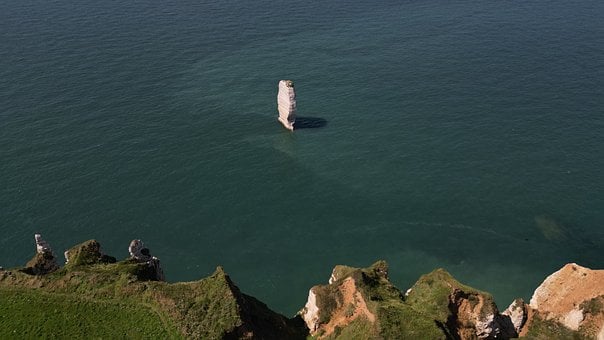 Klipper, Veules-Les-Roses, Etretat, Hav