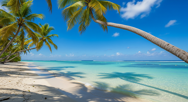 Strand, Tropisch, Palmen