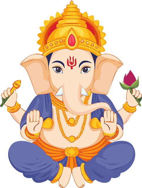 Free Ganpati Hindu vector and picture