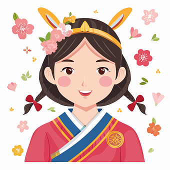 Asiatisch, Mädchen, Frau