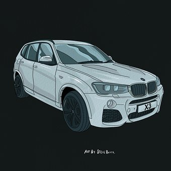 Bmw, X3, Coche, Monovolumen, Motor