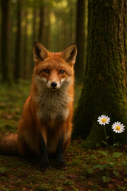Free Animal Flowers illustration and picture