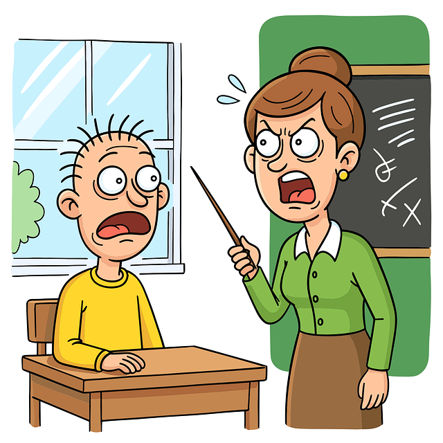 Free ai generated teacher student vector