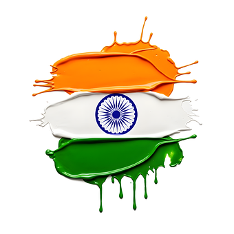 Indien, Flag, Indiske Flag, Indisk