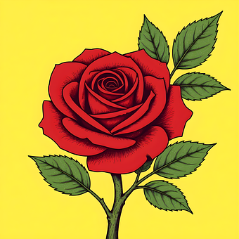 Blomst, Tegning, Rose, Natur