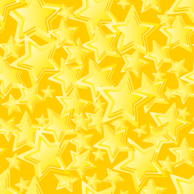 Free star yellow star shape vector