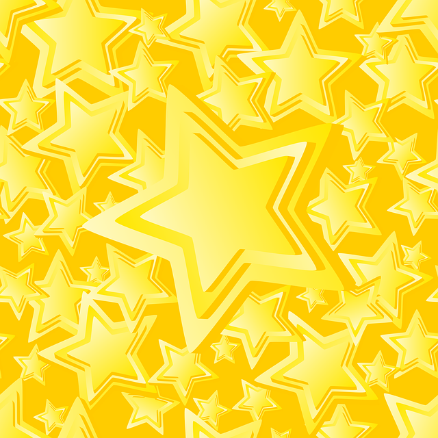 Free star yellow star shape vector